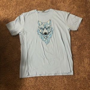Blue wolf t-shirt